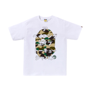 BAPE 1st Camo Katakana T-Shirts White Yellow