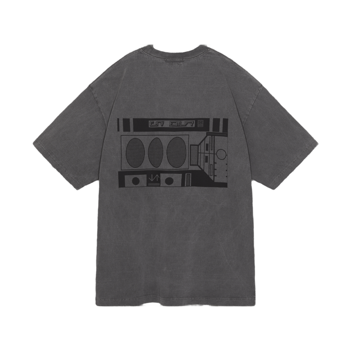 카브엠트 오버다이 C4V Emp7 티셔츠 차콜 - 24FW(Cav Empt Overdye C4V Emp7 T-Shirt Charcoal - 24FW) - 2