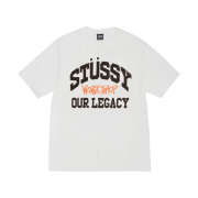 Stussy x Our Legacy Work Shop Pigment Dyed Collegiate T-Shirt Natural