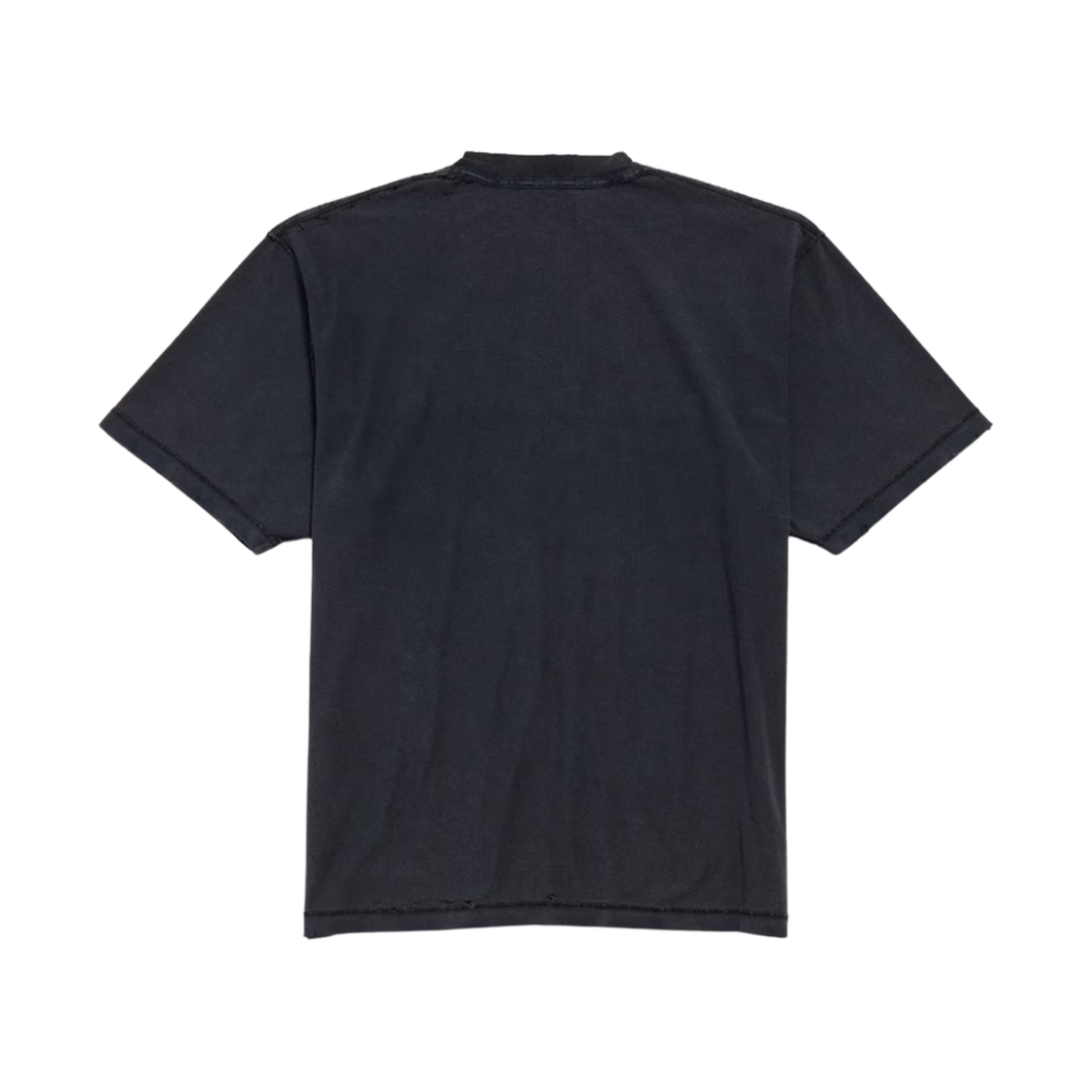 발렌시아가 뉴 이어 시리즈 25 인사이드 아웃 티셔츠 미디움 핏 블랙 페이디드(Balenciaga New Year Series 25 Inside Out T-Shirt Medium Fit Black Faded) - 2