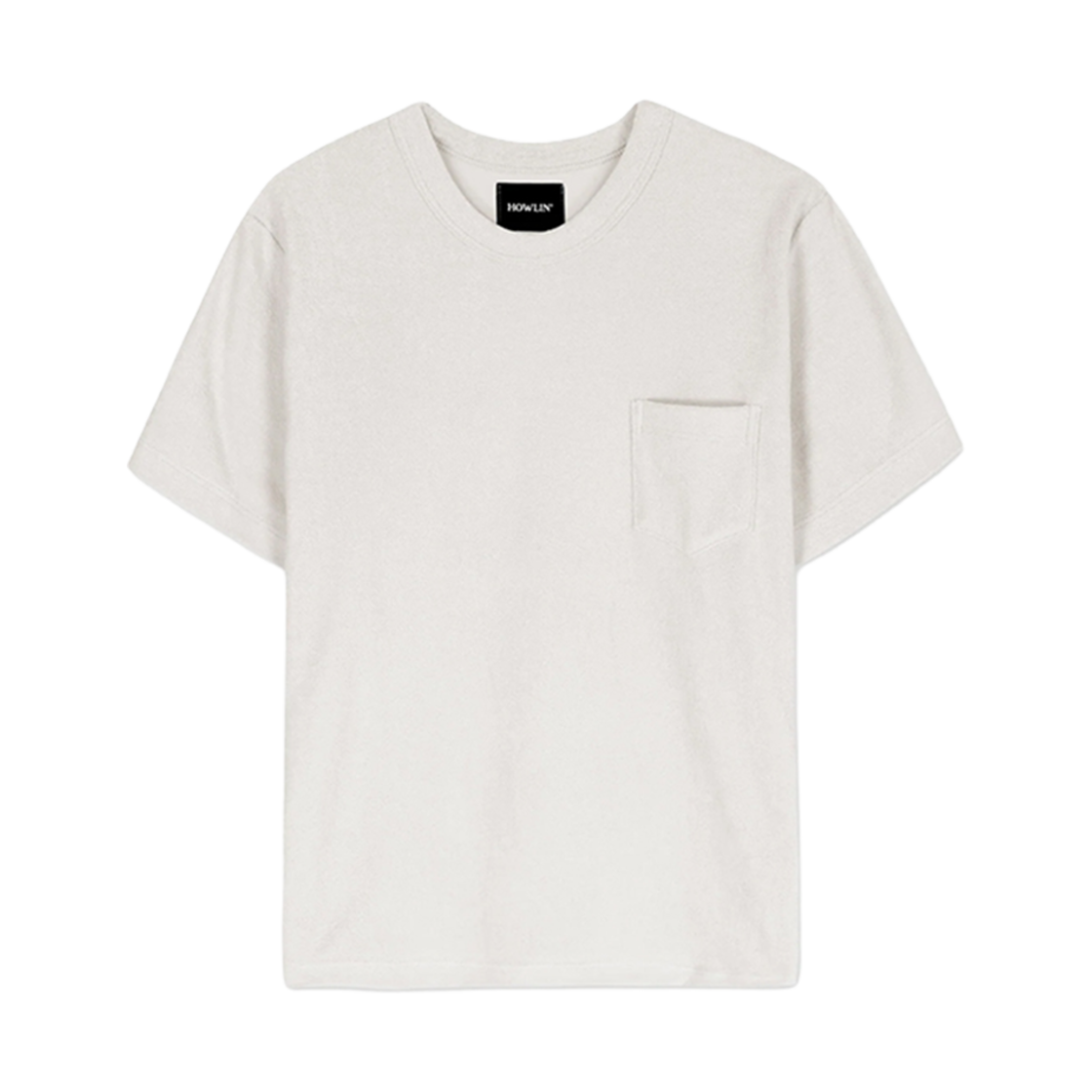 하울린 테리 코튼 티셔츠 화이트 샌드(Howlin Terry Cotton T-Shirt White Sand) - 1