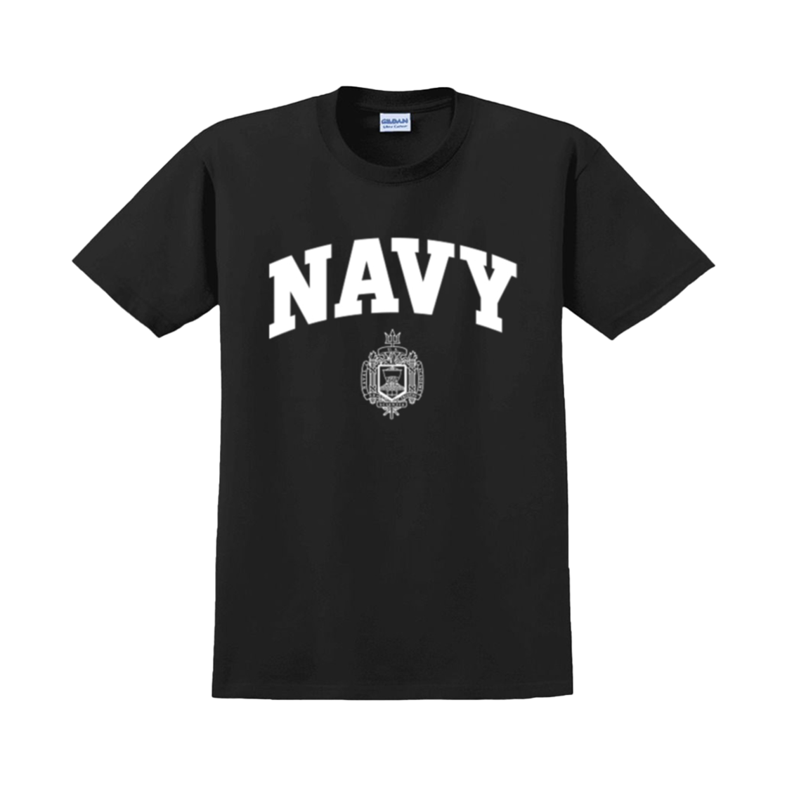 Gildan X 아메리칸 컬렉션 NAVY 티셔츠 블랙(Gildan X American Collection NAVY T-Shirt Black)