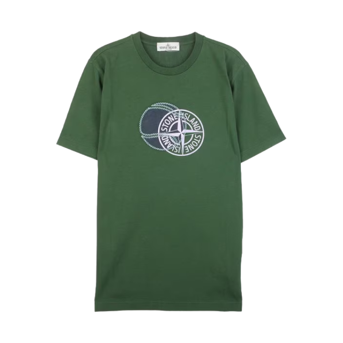 781621070-V0053 (Kids) Stone Island 21070 Basketball T-Shirt Bottle Green - 23SS