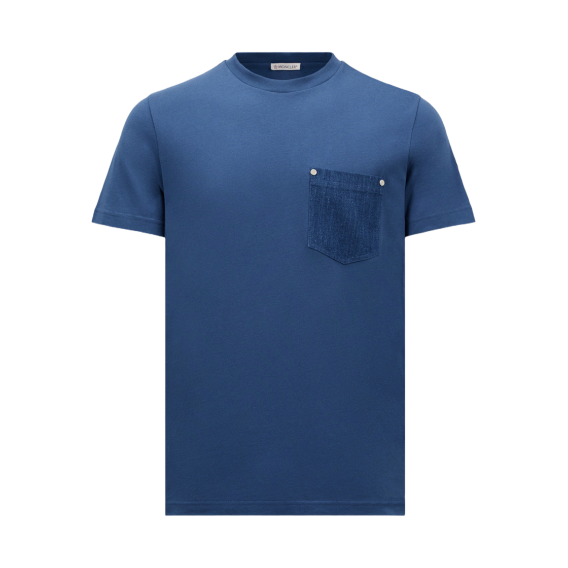 Tシャツ・カットソー MONCLER FW25 Ivory cotton t-shirt (K20918C0001089AUG 031) Flocked-logo t-shirt | Moncler | OTTODISANPIETRO
