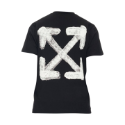 Off-White Spray Arrow Slim T-Shirt Black
