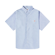 Danton Cool Max Short Sleeve Oxford Shirt Sax