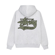 Stussy Sapporo Zip Hoodie Ash Heather