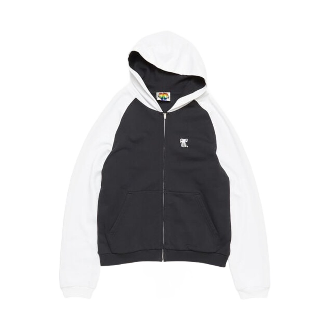 CI0191-900 Acne Studios Hooded Zipper Sweater Black