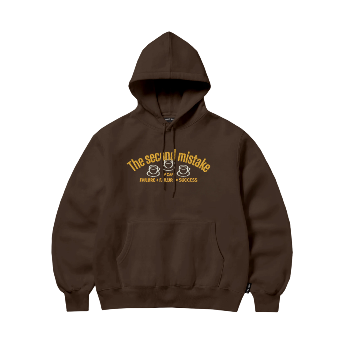 두 번째 실수 후드 브라운(Second mistake Hoodie Brown)