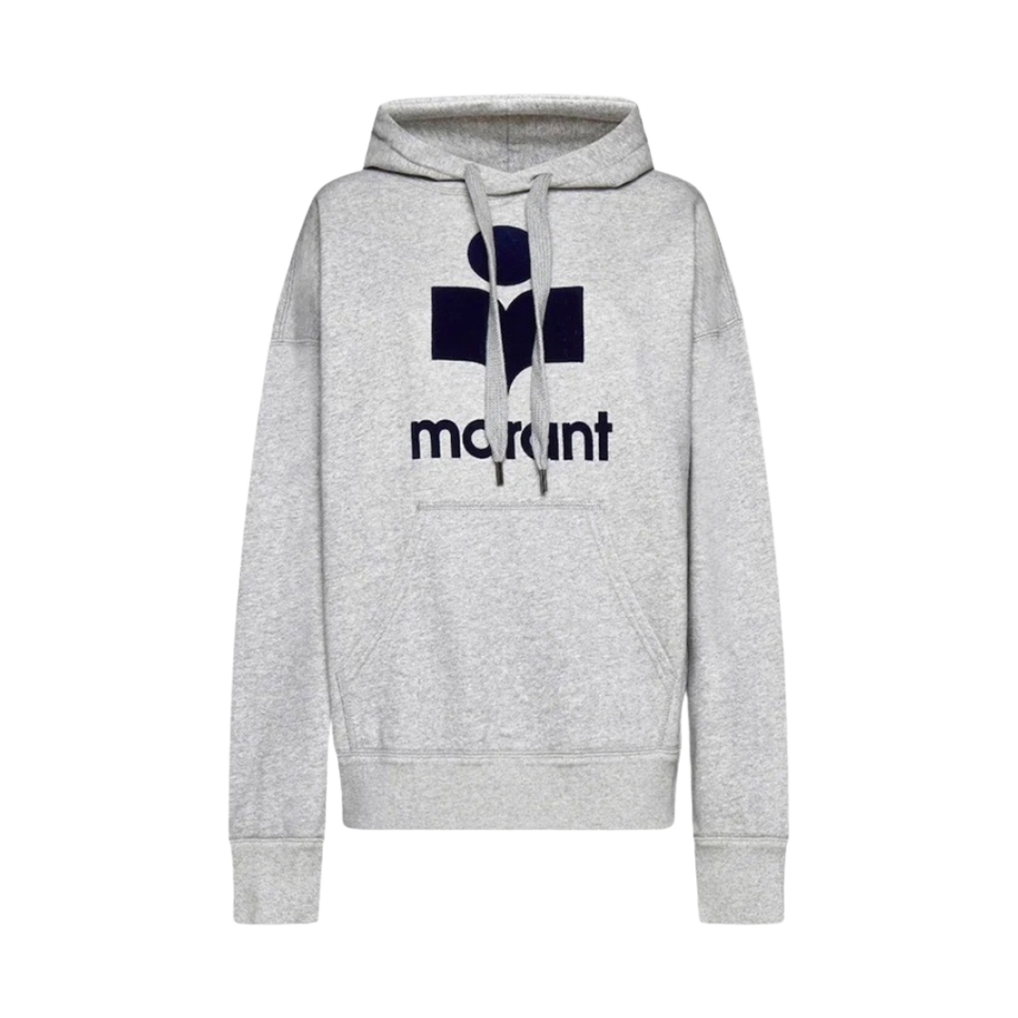 SW0001FA-B1M12E-GYMD (W) Isabel Marant Mansel Oversized Hoodie Sweatshirt Grey - 24SS