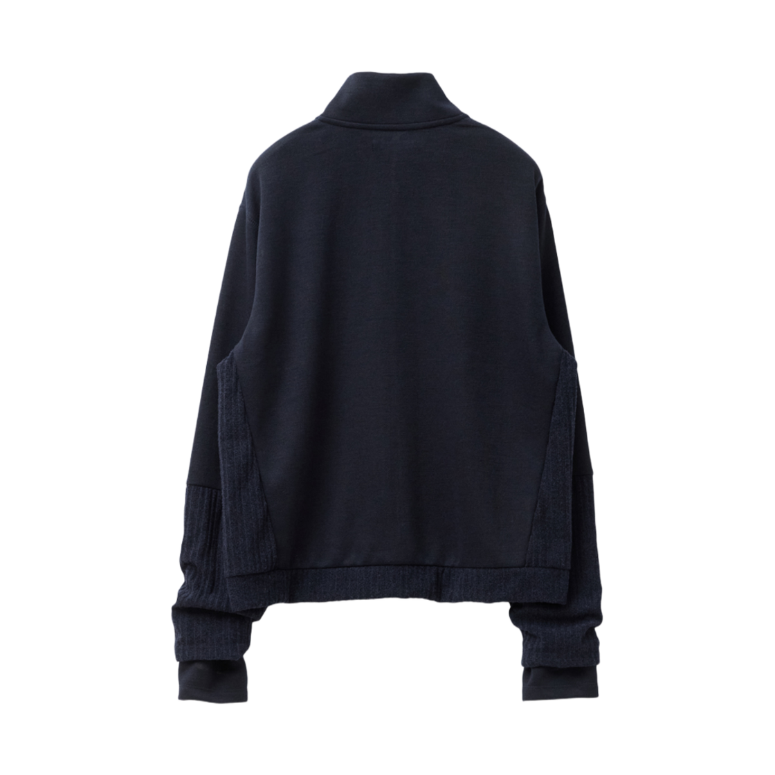 해칭룸 더블 슬리브 트랙 가디건 네이비(Hatchingroom Double Sleeve Track Cardigan Navy) - 2