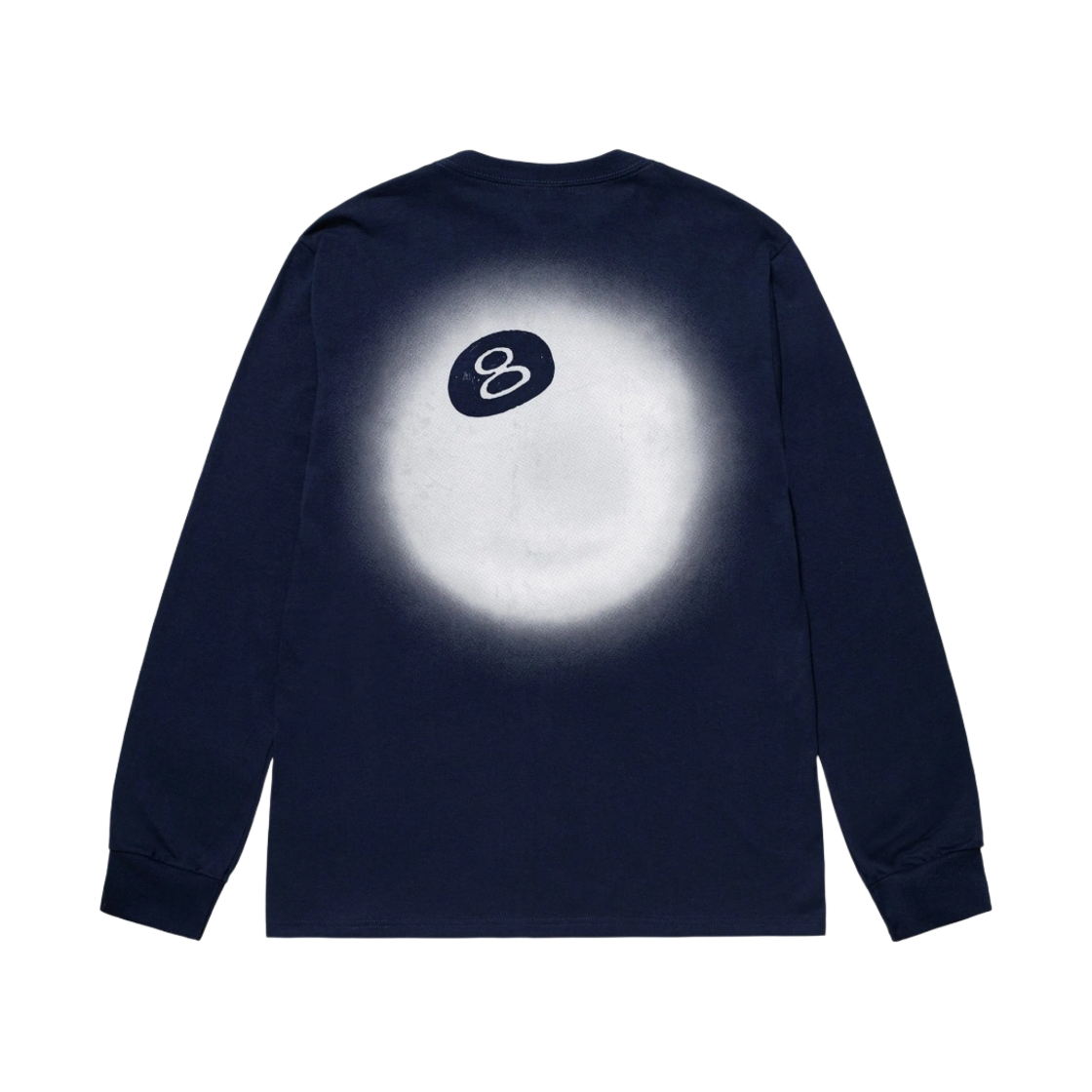 스투시 8볼 페이드 롱슬리브 티셔츠 네이비(Stussy 8 Ball Fade LS T-Shirt Navy) - 1