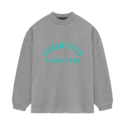 Essentials Heavy Jersey LS T-Shirt Dark Heather Oatmeal - 24SS