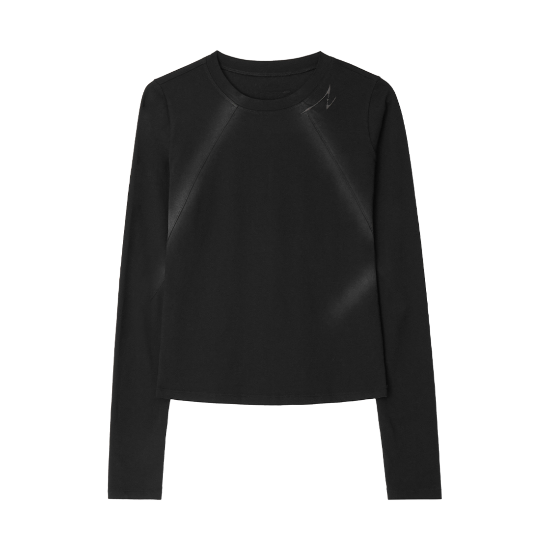 비엘알 포인티니스 블랙 워싱 롱슬리브 티셔츠((W) BLR  Pointiness Black Washing Long Sleeve T-shirts)
