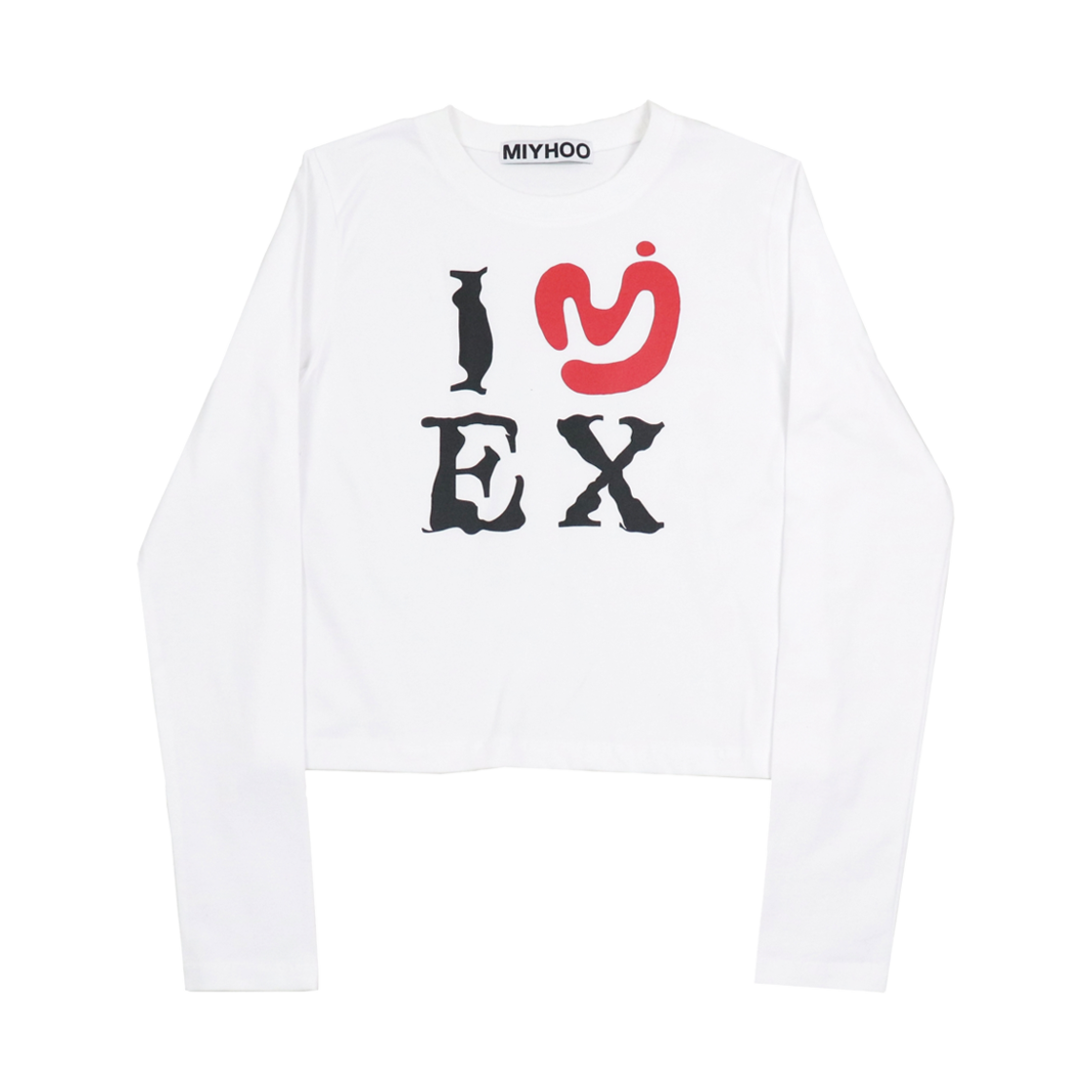 미와이후 아이 러브 이엑스 티 화이트(Miyhoo I Love Ex Tee White)