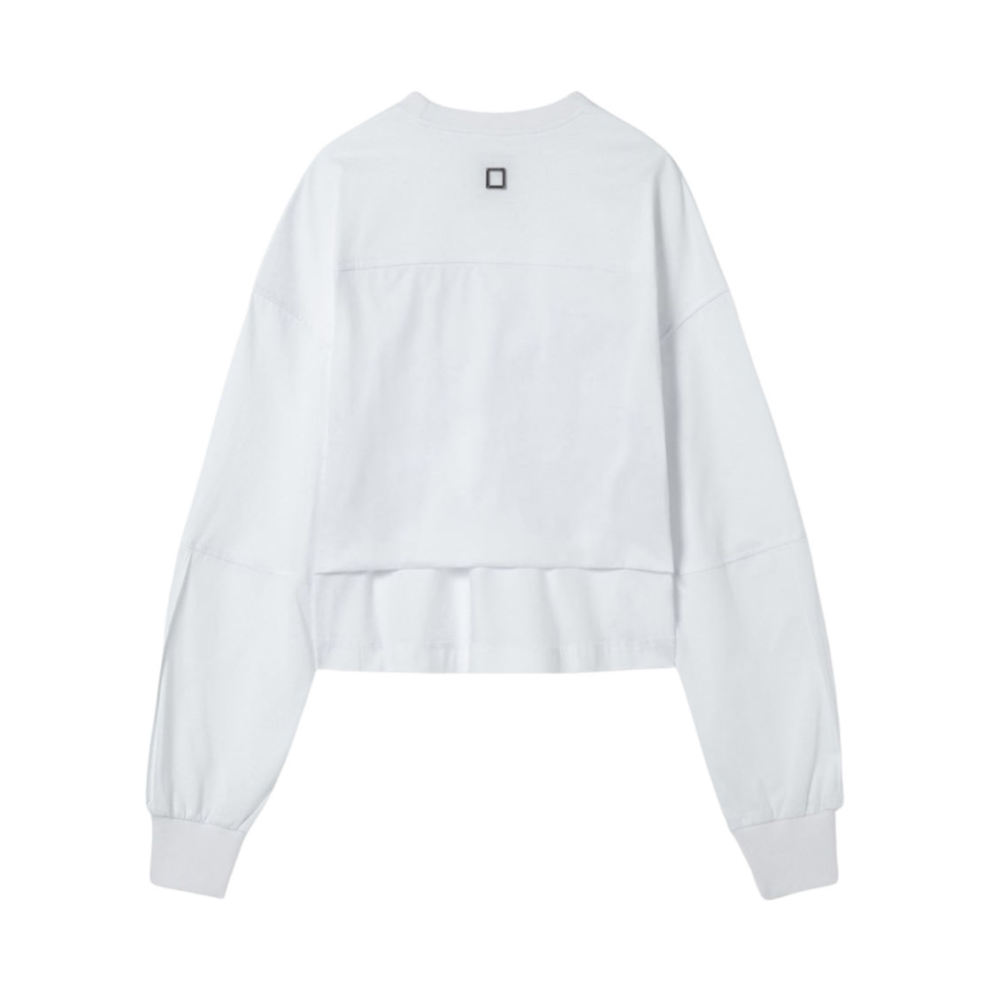 (W) 우영미 코튼 크롭 티셔츠 화이트 - 22FW((W) Wooyoungmi Cotton Cropped T-Shirt White - 22FW) - 2