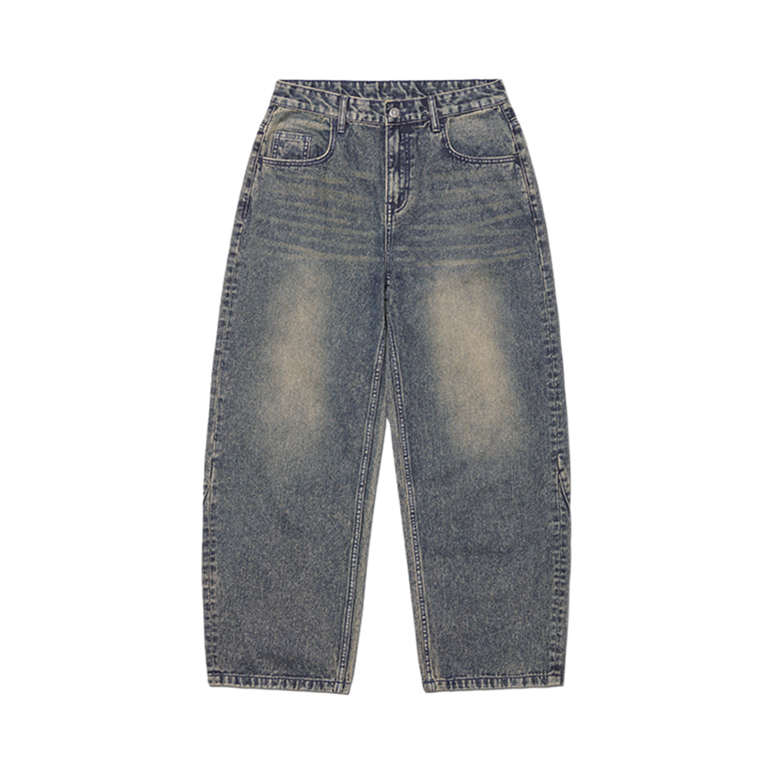 노매뉴얼 B.C.L 데님 팬츠 워시드 블루
