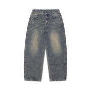 NOMANUAL B.C.L Denim Pants Washed Blue