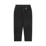 Thisisneverthat x Grateful Dead Lightning Relaxed Jeans Black