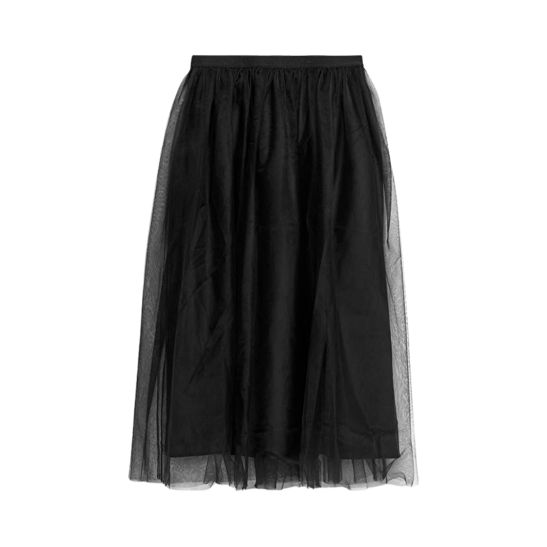 (W) 아르켓 튤 스커트 블랙((W) Arket Tulle Skirt Black)