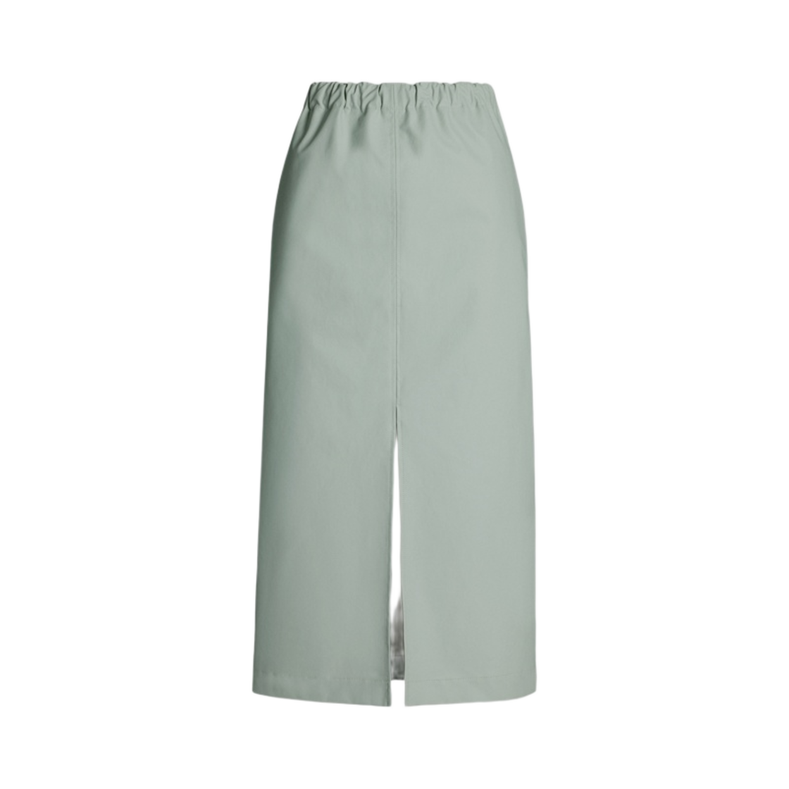 (W) 메종 마르지엘라 포우 레더 미디 스커트 라이트 세이지((W) Maison Margiela Faux Leather Midi Skirt Light Sage) - 1
