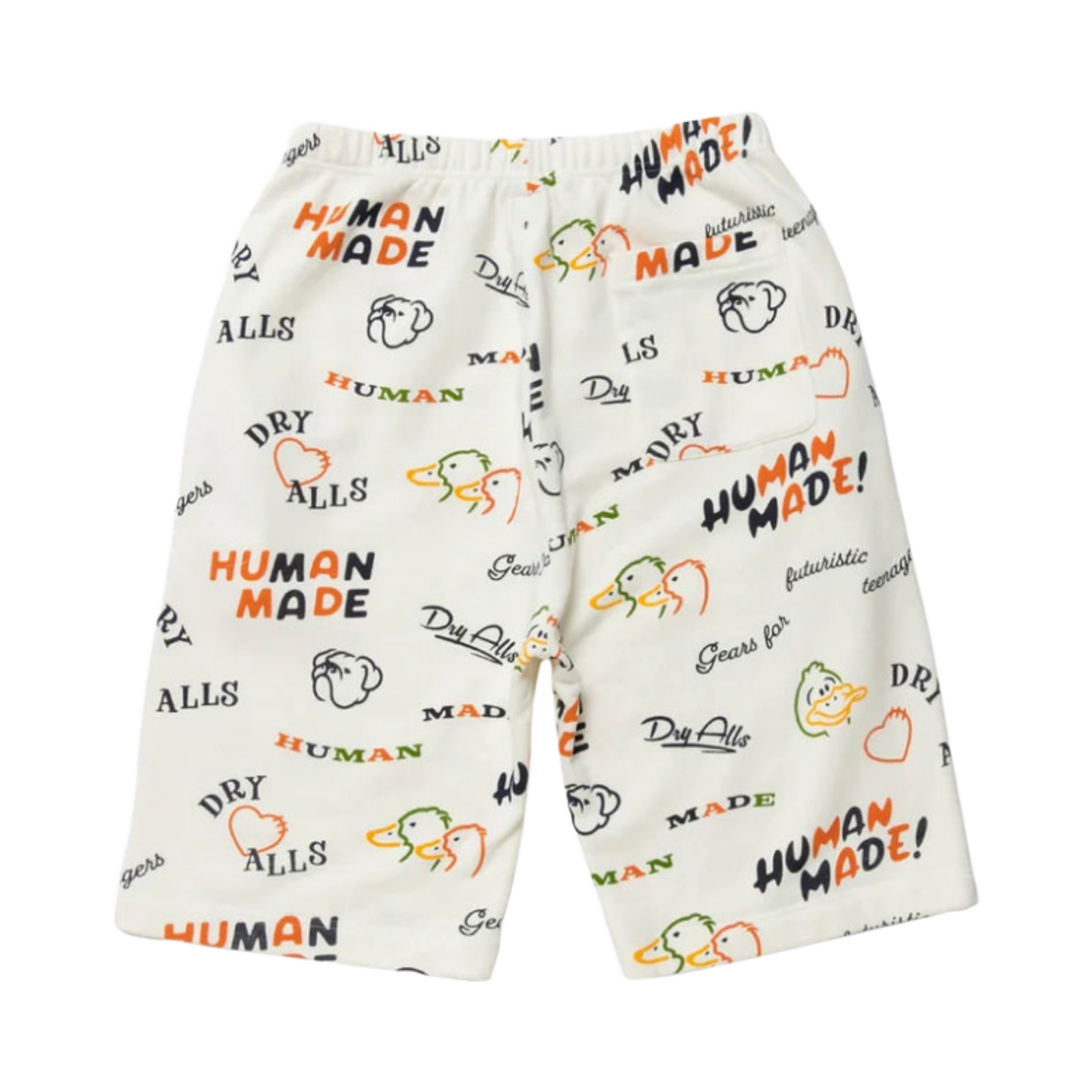 휴먼 메이드 프린티드 스웨트쇼츠 화이트(Human Made Printed Sweatshorts White) - 2