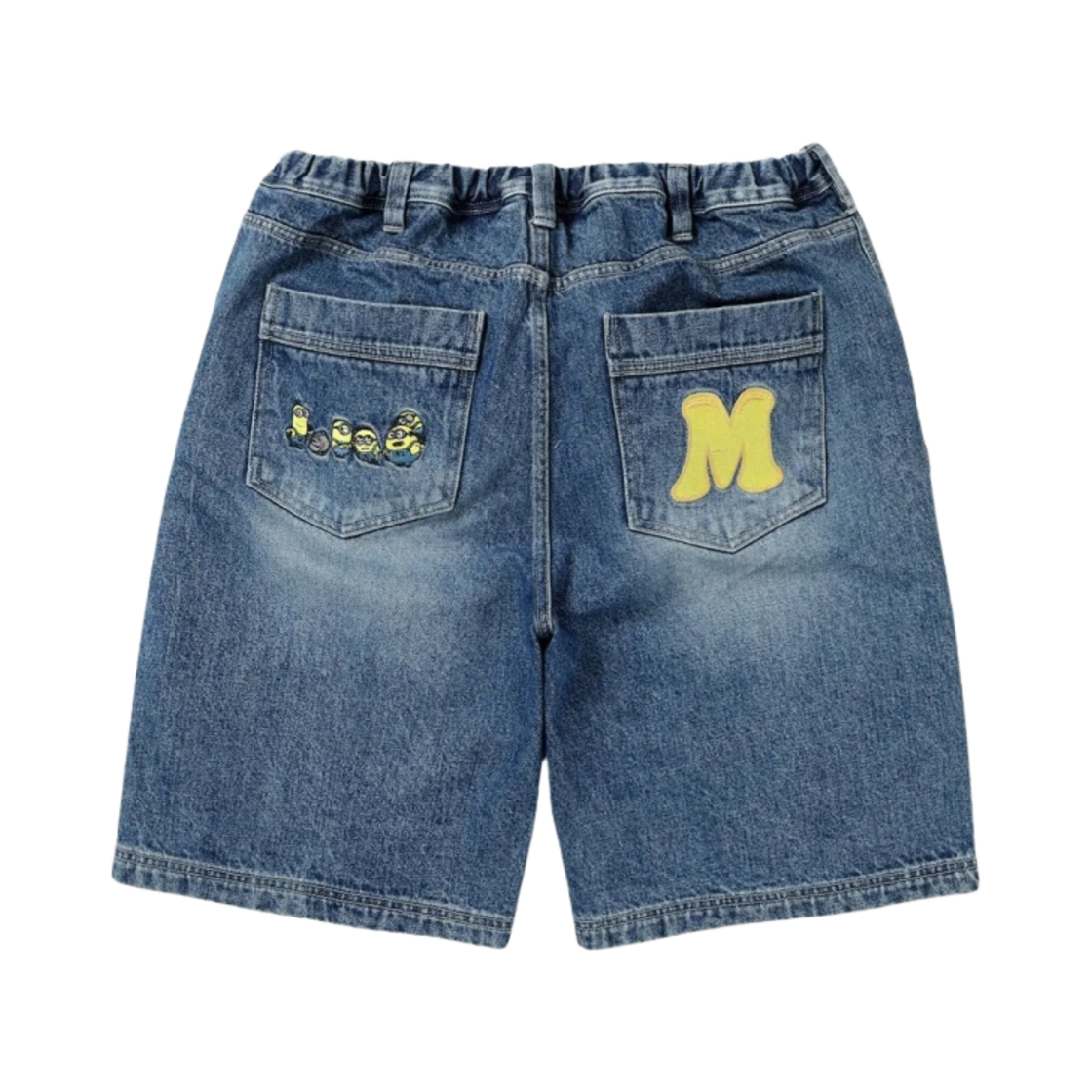 MN241DSO5S01BLU Thisisneverthat x Minions Denim Half Short Blue