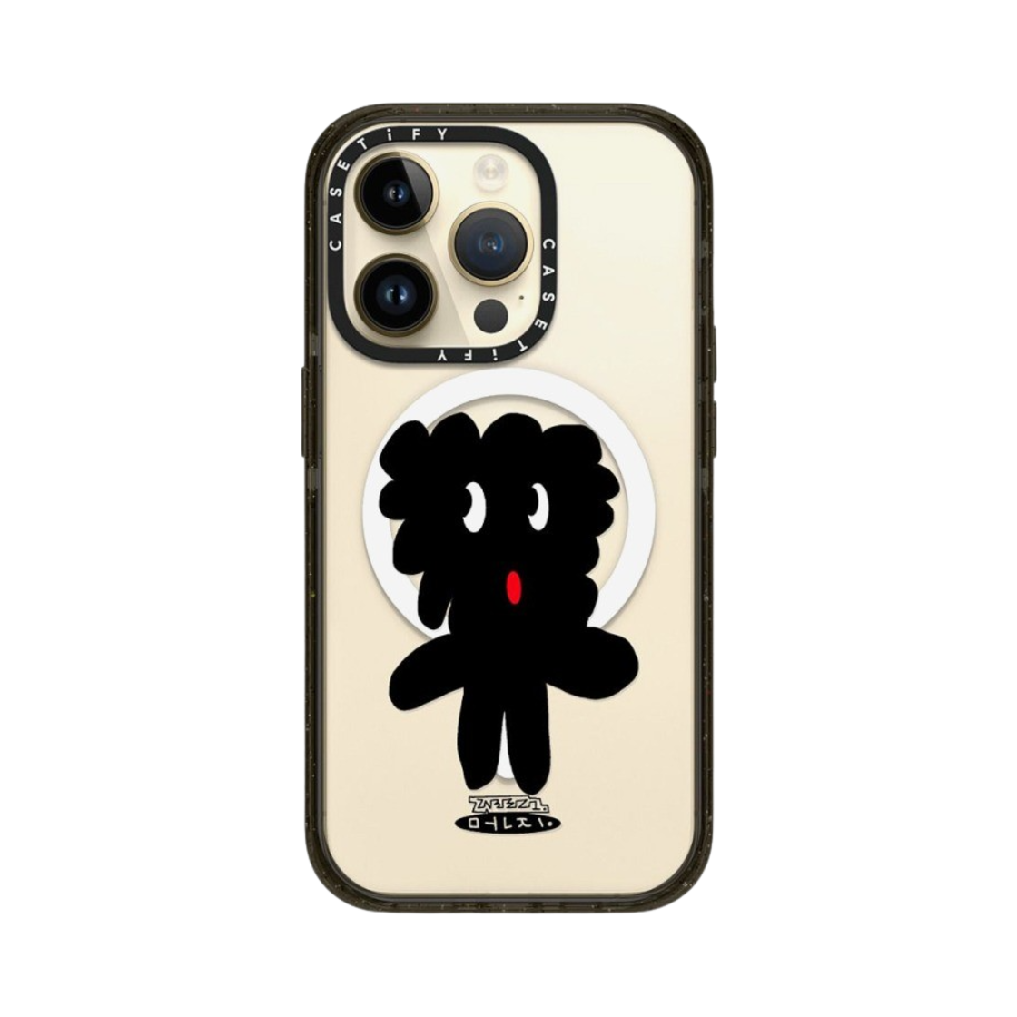 케이스티파이 x 지비지 더스트 맥세이프 임팩트 케이스 클리어 블랙(Casetify x Zibezi Dust Magsafe Impact Case Clear Black) - 2