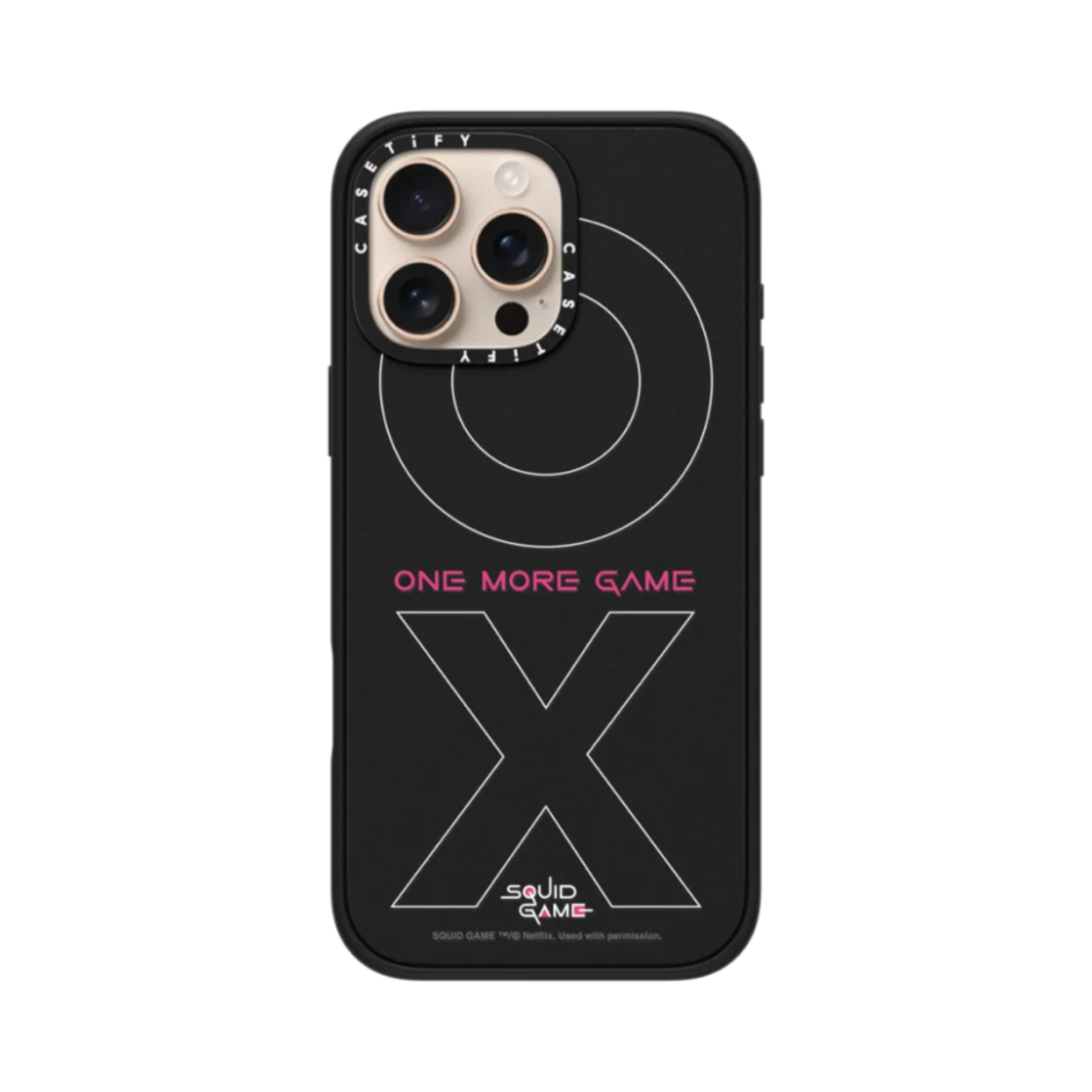 케이스티파이 x 오징어 게임 아이폰 XO 심볼 임팩트 케이스 블랙(Casetify x Squid Game iPhone XO Symbol Impact Case Black) - 4