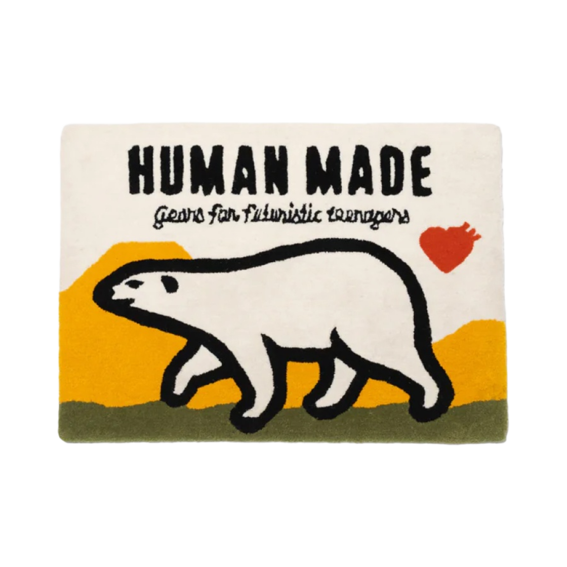Human Made POLAR BEAR RUG シロクマ ラグマット polar2_91a07085-58dc-4c89-a46d