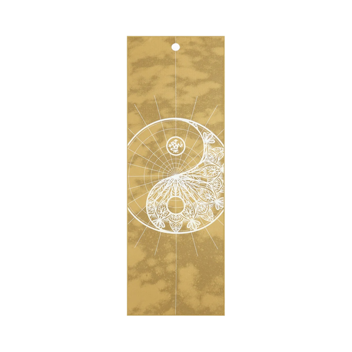 만두카 요기토즈 요가 매트 타월 인달라 골드(Manduka Yogitoes Yoga Mat Towel Yindala Gold)