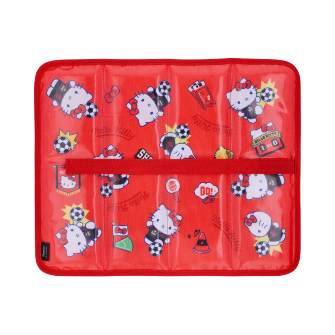 8800307690988 K League x Sanrio Characters 2025 4 Stage Folding Cushion Hello Kitty FC Seoul Red