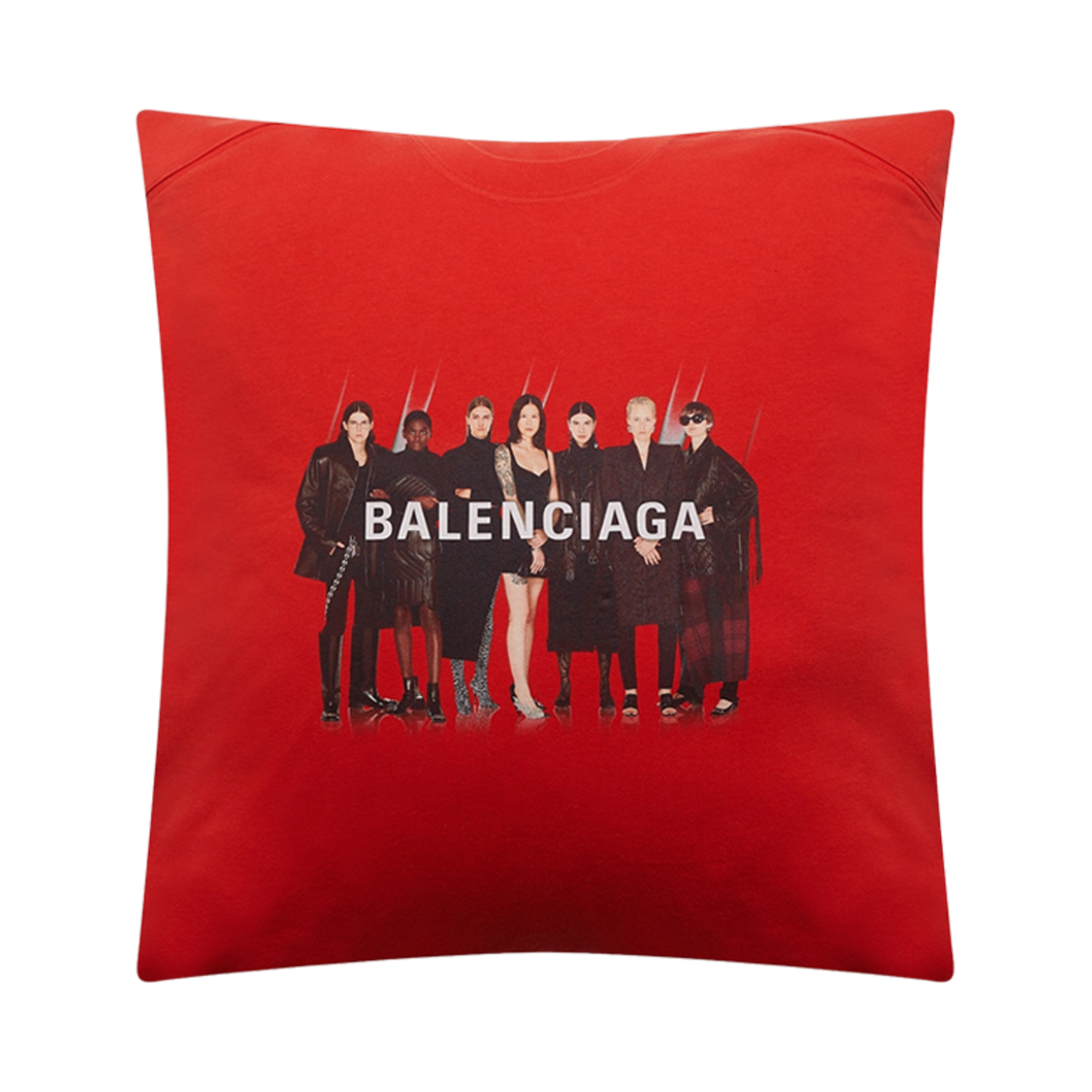 750229TOVS86552 Balenciaga Jersey Pillow Red