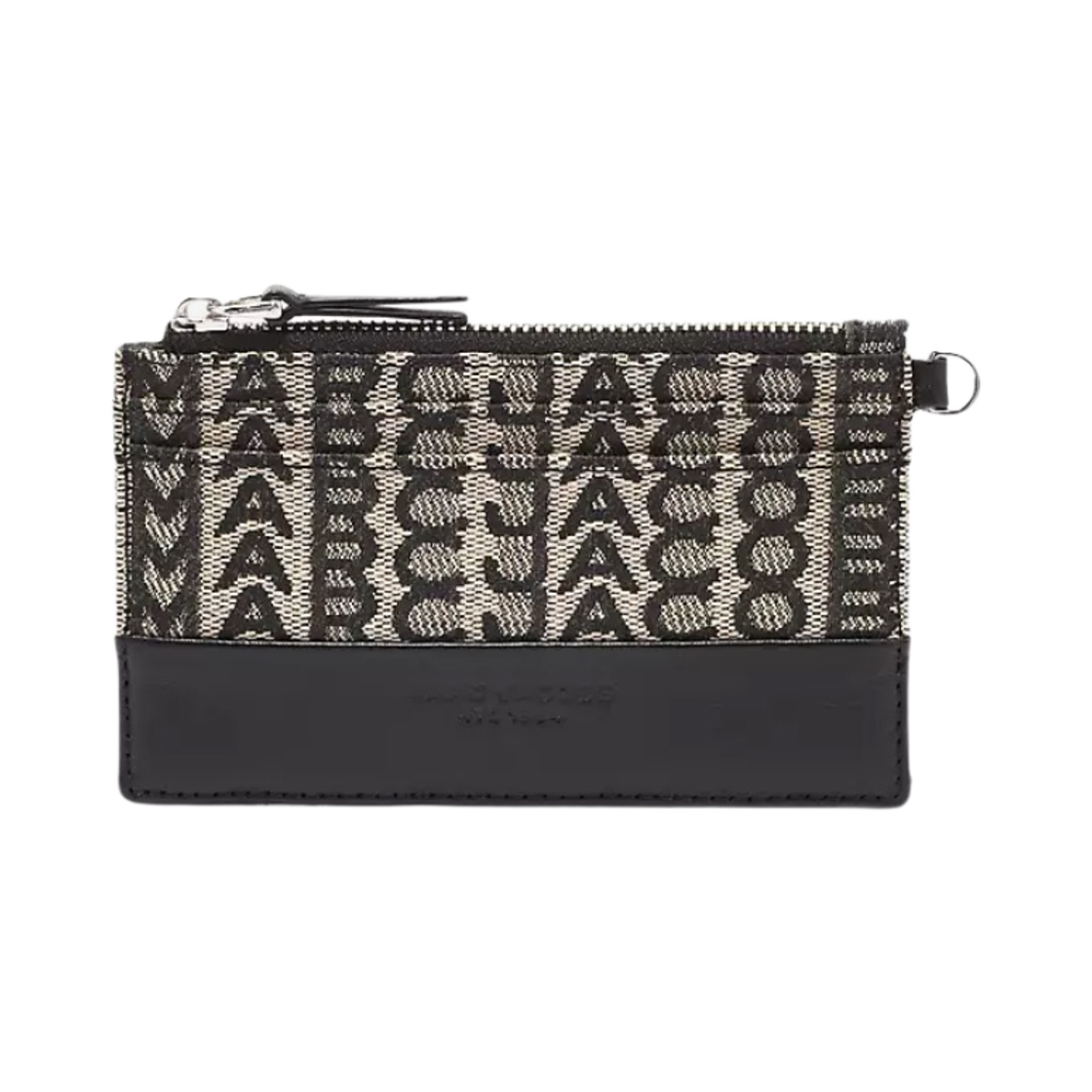 S182M12FA22-261 Marc Jacobs The Monogram Top Zip Wristlet Beige Multicolor