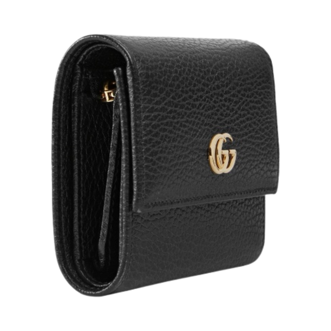 구찌 GG 마몽 플랩 지갑 블랙(Gucci GG Marmont Flap Wallet Black) - 2