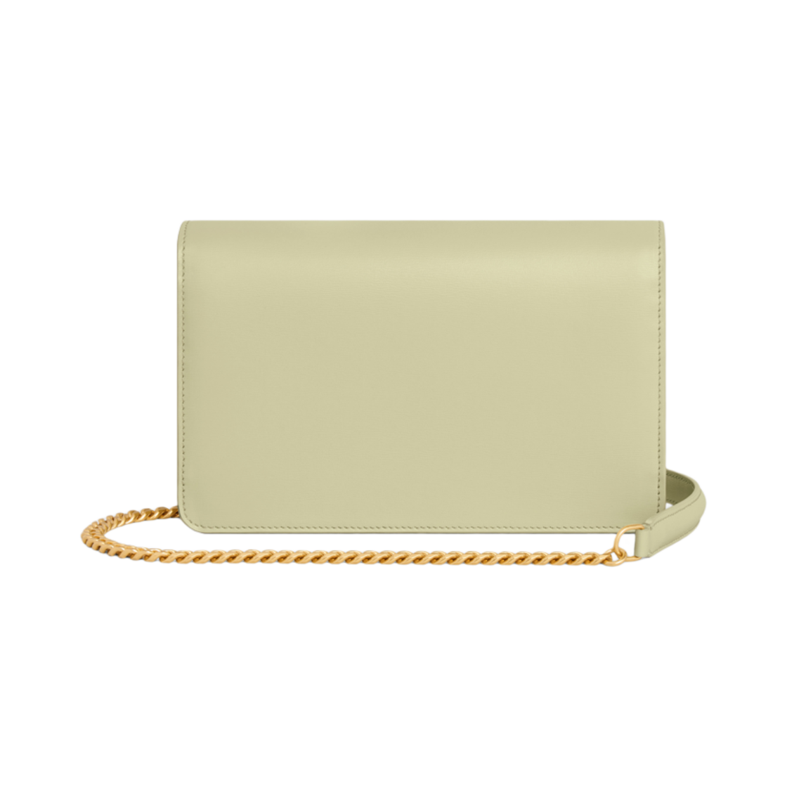 셀린느 월렛 온 체인 마고 샤이니 카프스킨 아몬드 그린(Celine Wallet On Chain Margo in Shiny Calfskin Almond Green) - 3