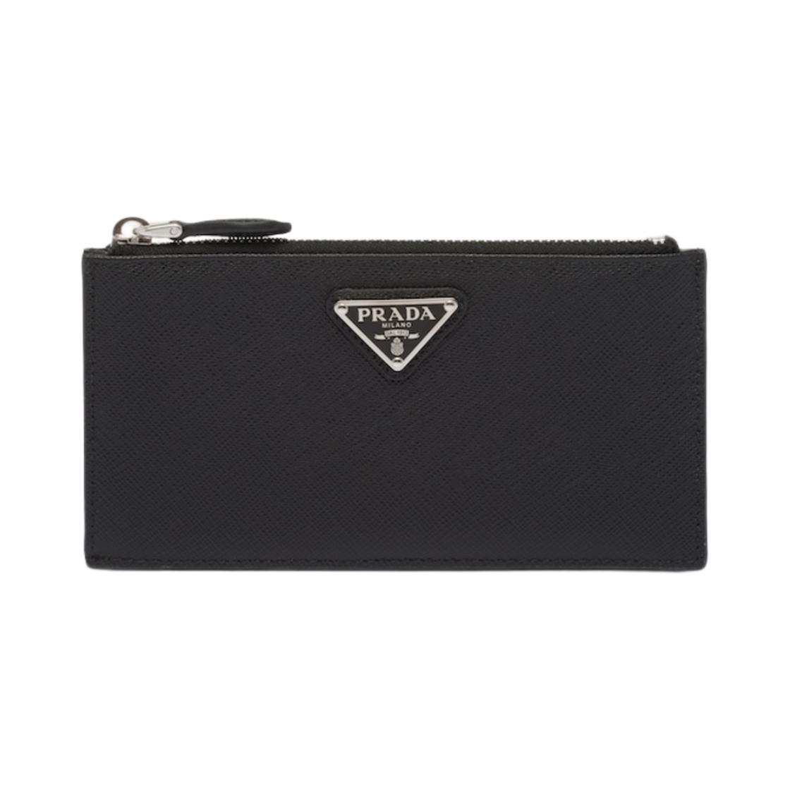 프라다 사피아노 레더 카드 홀더 블랙(Prada Saffiano Leather Card Holder Black) - 1