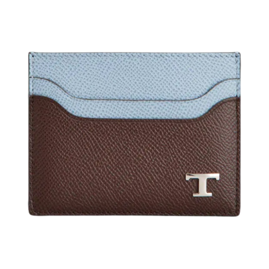 토즈 레더 카드홀더 브라운 스카이블루(Tod's Leather Card Holder Brown Sky Blue)