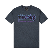 Thrasher Flame T-Shirts Dark Heather