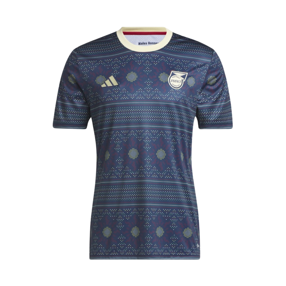 아디다스 x 웨일스 보너 자메이카 티로 23 프리매치 저지 컬리지에이트 네이비 - US 사이즈(Adidas x Wales Bonner Jamaica Tiro 23 Pre-Match Jersey Collegiate Navy - US Sizing) - 1