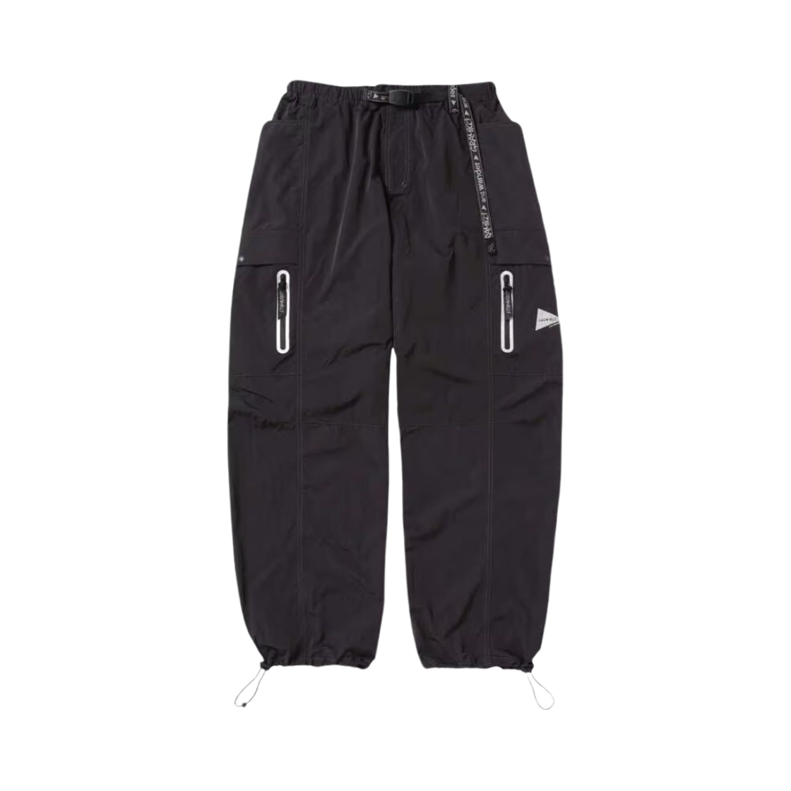 앤드원더 x 그라미치 패치워크 윈드 팬츠 블랙(And Wander x Gramicci Patchwork Wind Pant Black)