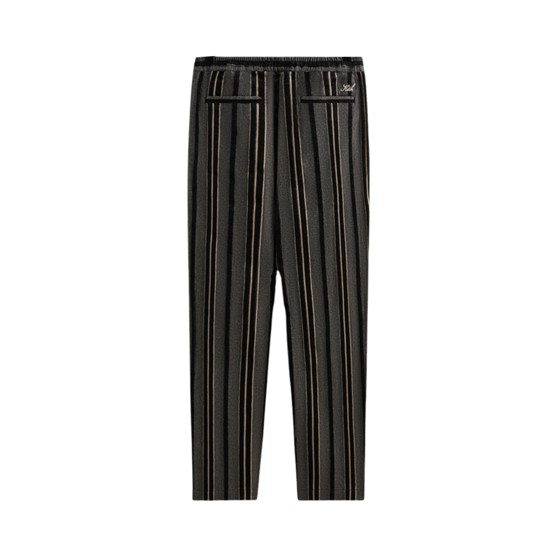 키스 스트라이프 플란넬 배로우 팬츠 블랙(Kith Striped Flannel Barrow Pant Black) - 2