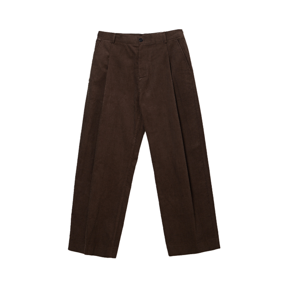 FDC41PTM01CBnew Fielders One Tuck Corduroy Pants Choco Brown