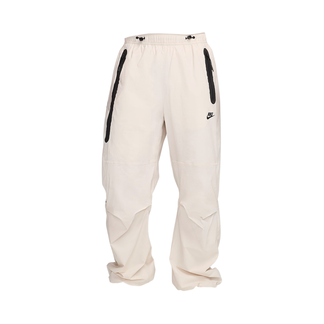 나이키 테크 우븐 오픈 헴 팬츠 라이트 오어우드 브라운 블랙 - 아시아(Nike Tech Woven Open Hem Pants Light Orewood Brown Black - Asia)