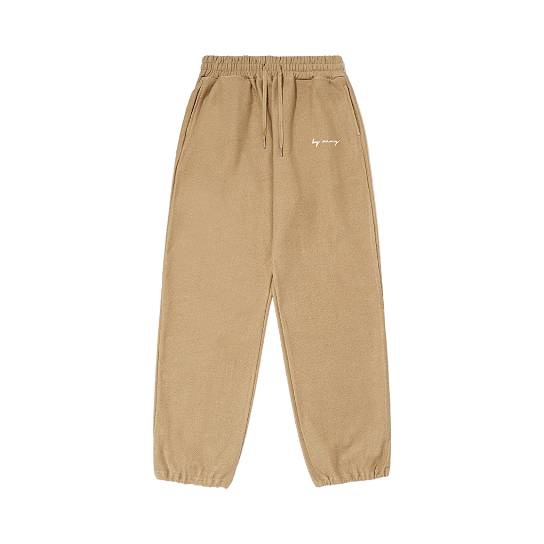 바이랑 리버스 코튼 저지 트랙 팬츠 베이지