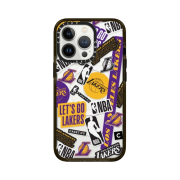 Casetify x NBA iPhone Lakers Mania Case Clear Black