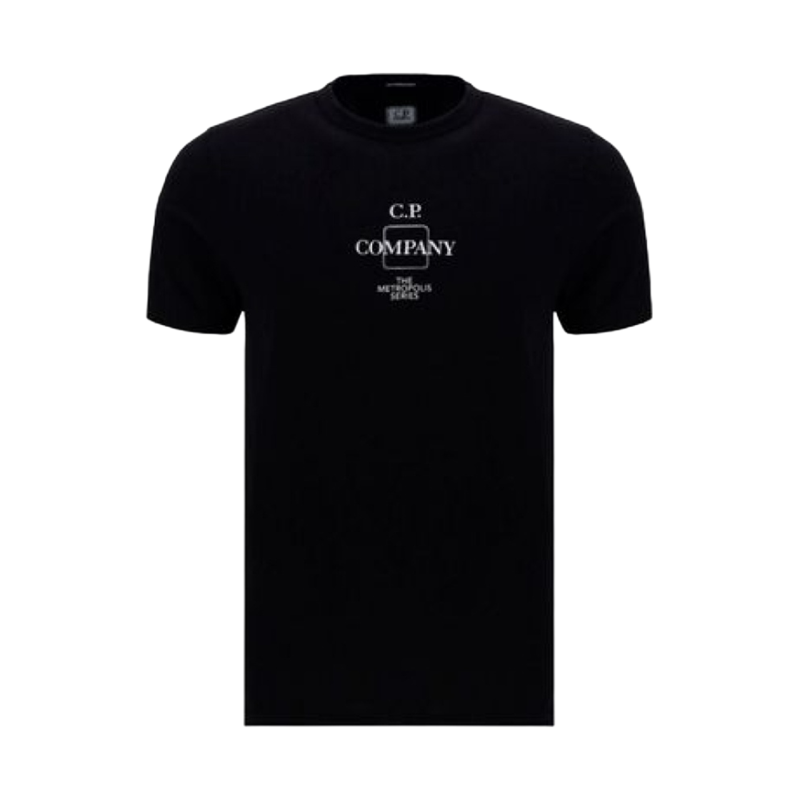 C.P. 컴퍼니 메트로폴리스 시리즈 30/1 저지 티셔츠 블랙 - 22SS(C.P. Company Metropolis Series 30/1 Jersey T-Shirt Black - 22SS) - 1