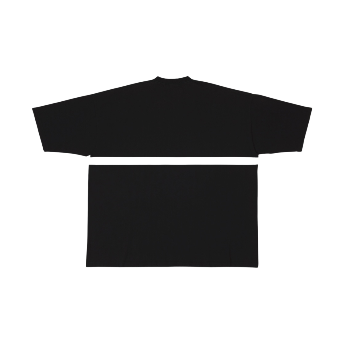 발렌시아가 360 튜블러 오버사이즈 티셔츠 블랙(Balenciaga 360 Tubular Oversized T-Shirt Black) - 2