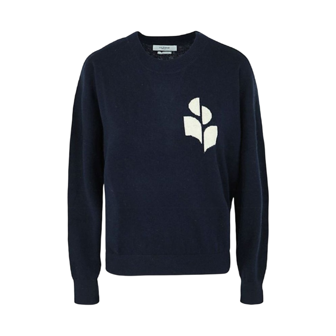 PU0053FA-A1X05E-30MI (W) Isabel Marant Marisans Cotton Sweater Midnight - 23SS