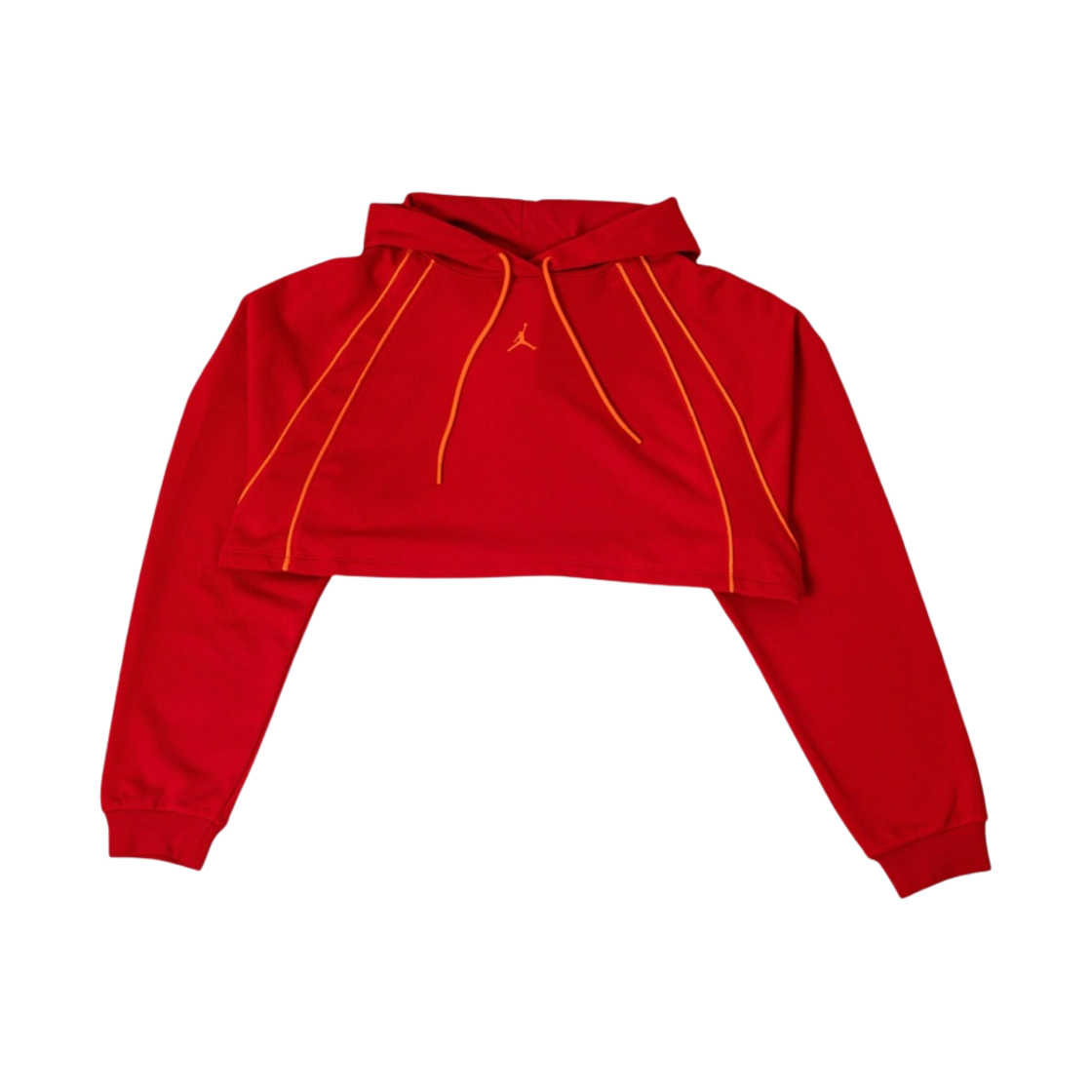 DQ4390-612 (W) Jordan Sport Cropped Sweatshirt Fire Red